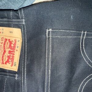 Levi's Men's Dark Blue Straight Jeans